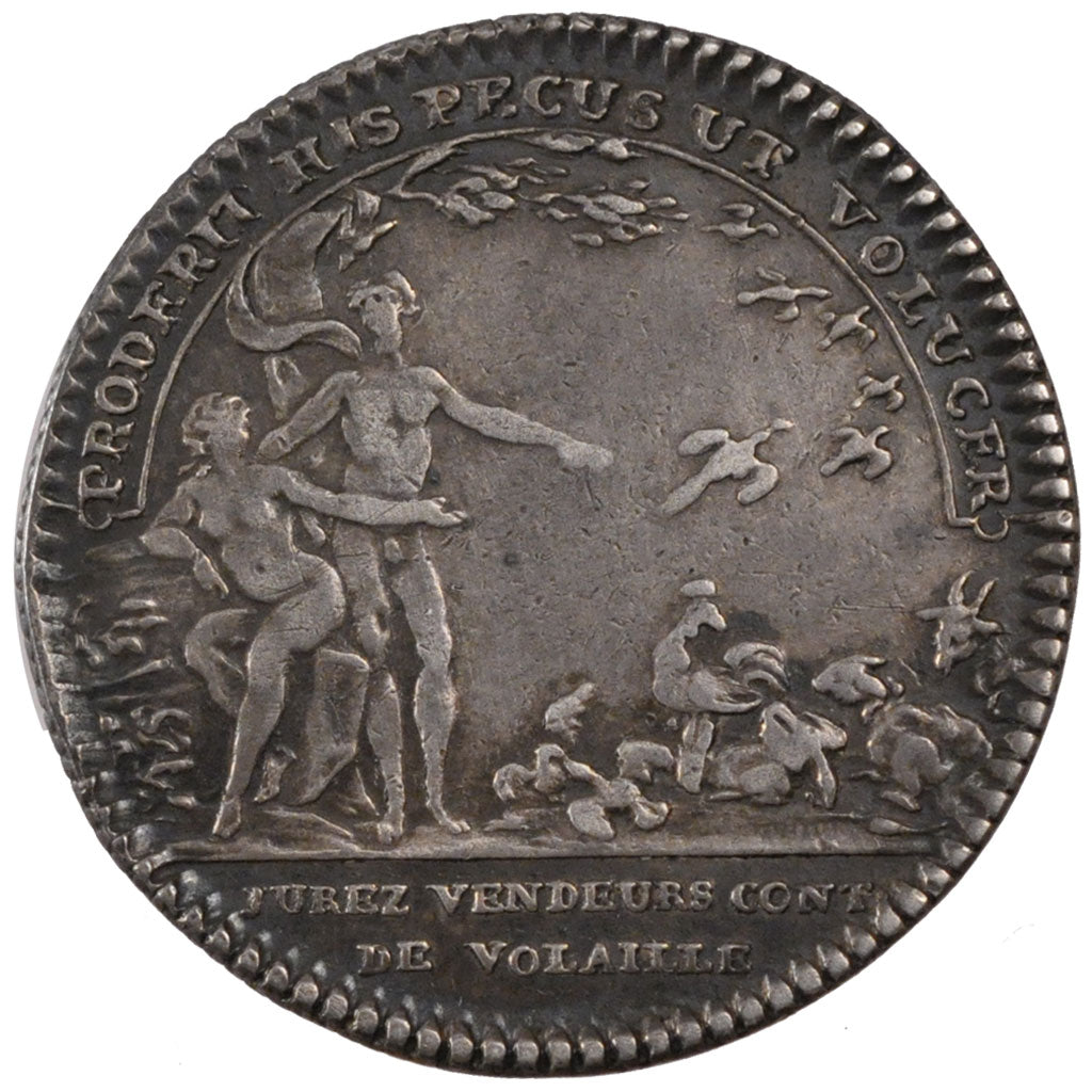 France, Royal, Token, AU(50-53), Silver, Feuardent #5435, 9.58
