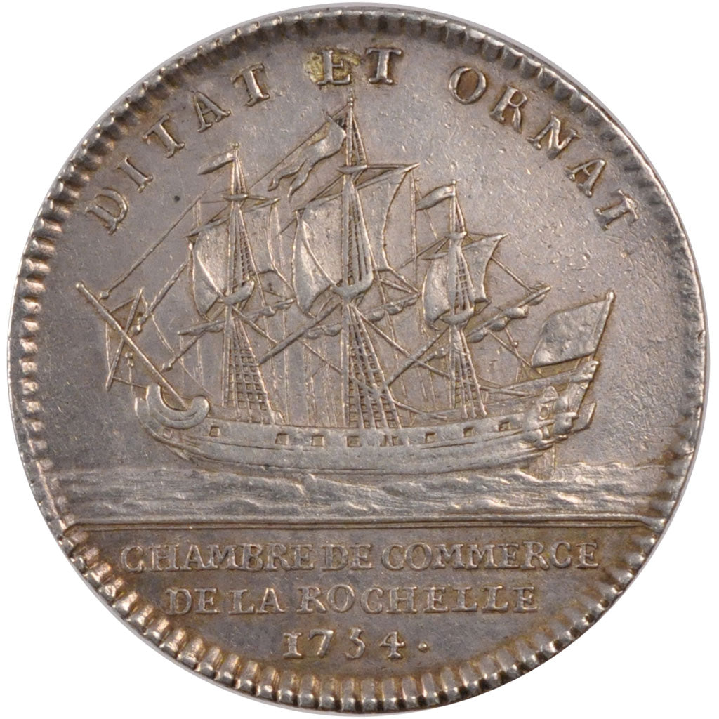 Francia, Token, Royal, 1754, SPL-, Argento, Feuardent:9136