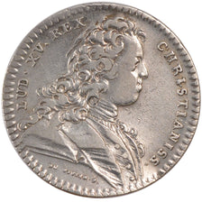 France, Royal, Token, 1716, EF(40-45), Silver, Feuardent #4406, 7.92