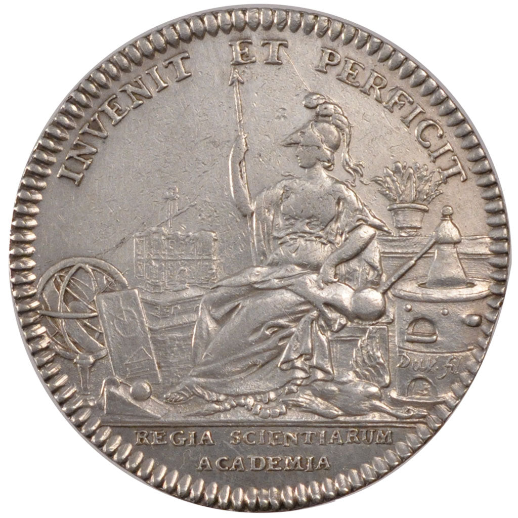 France, Royal, Token, AU(50-53), Silver, Feuardent #4407, 7.72