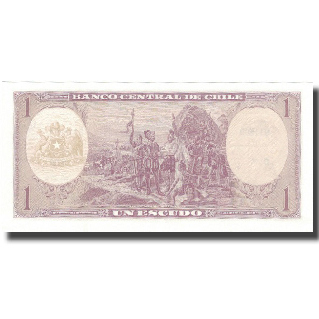 Billete, 1 Escudo, 1964, Chile, KM:136, SC+
