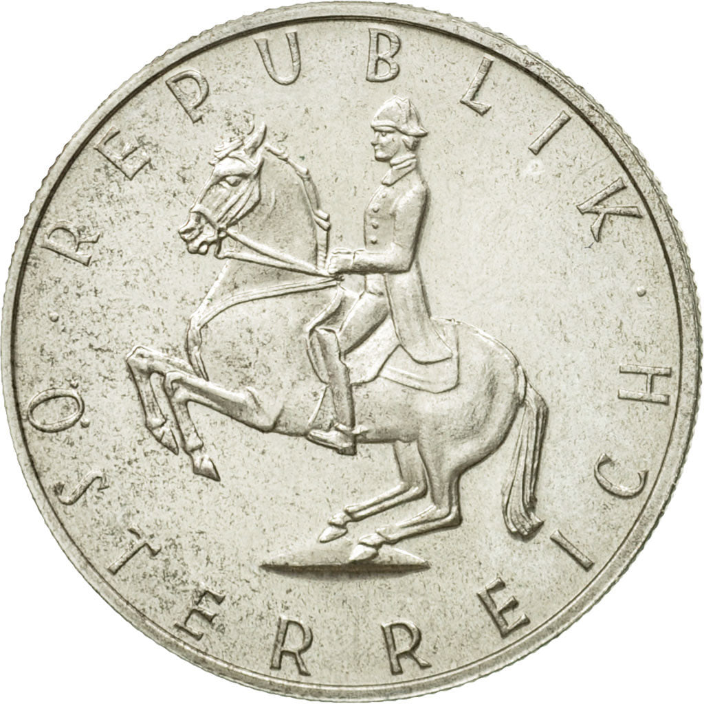 Monnaie, Autriche, 5 Schilling, 1967, SPL, Argent, KM:2889