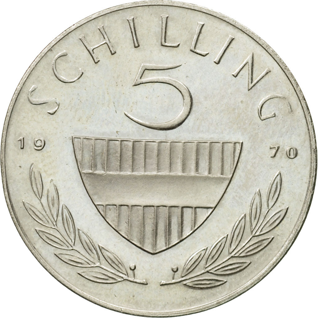 Coin, Austria, 5 Schilling, 1970, MS(63), Copper-nickel, KM:2889a
