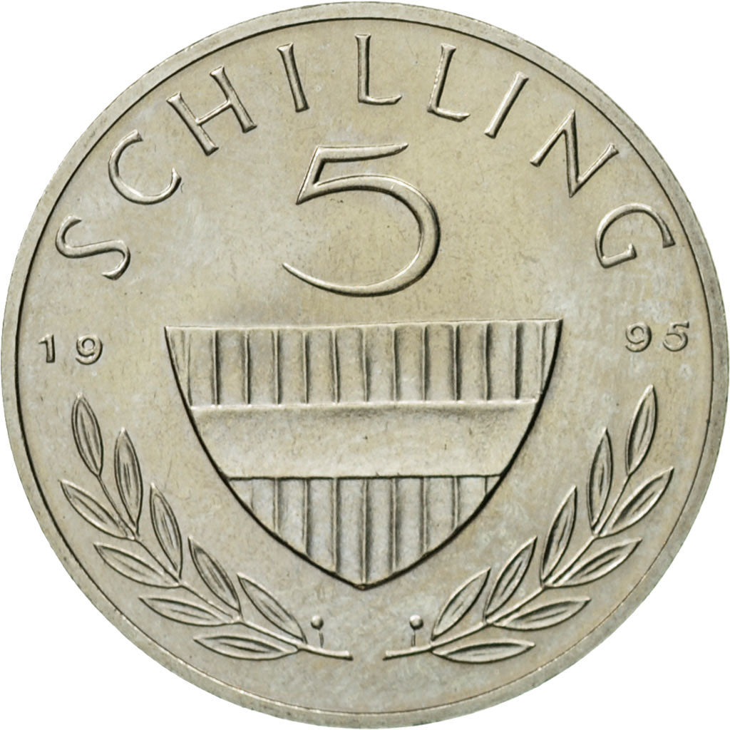 Coin, Austria, 5 Schilling, 1995, MS(63), Copper-nickel, KM:2889a