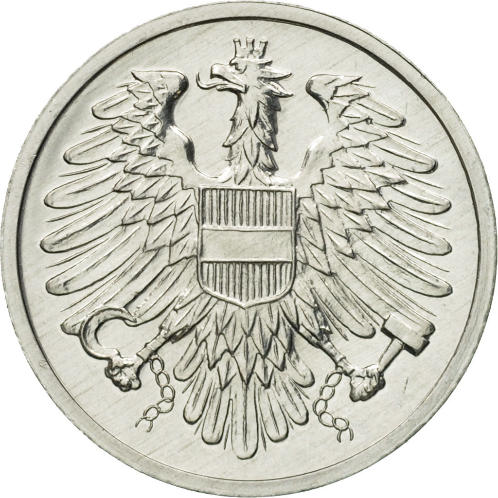 Coin, Austria, 2 Groschen, 1983, MS(63), Aluminum, KM:2876