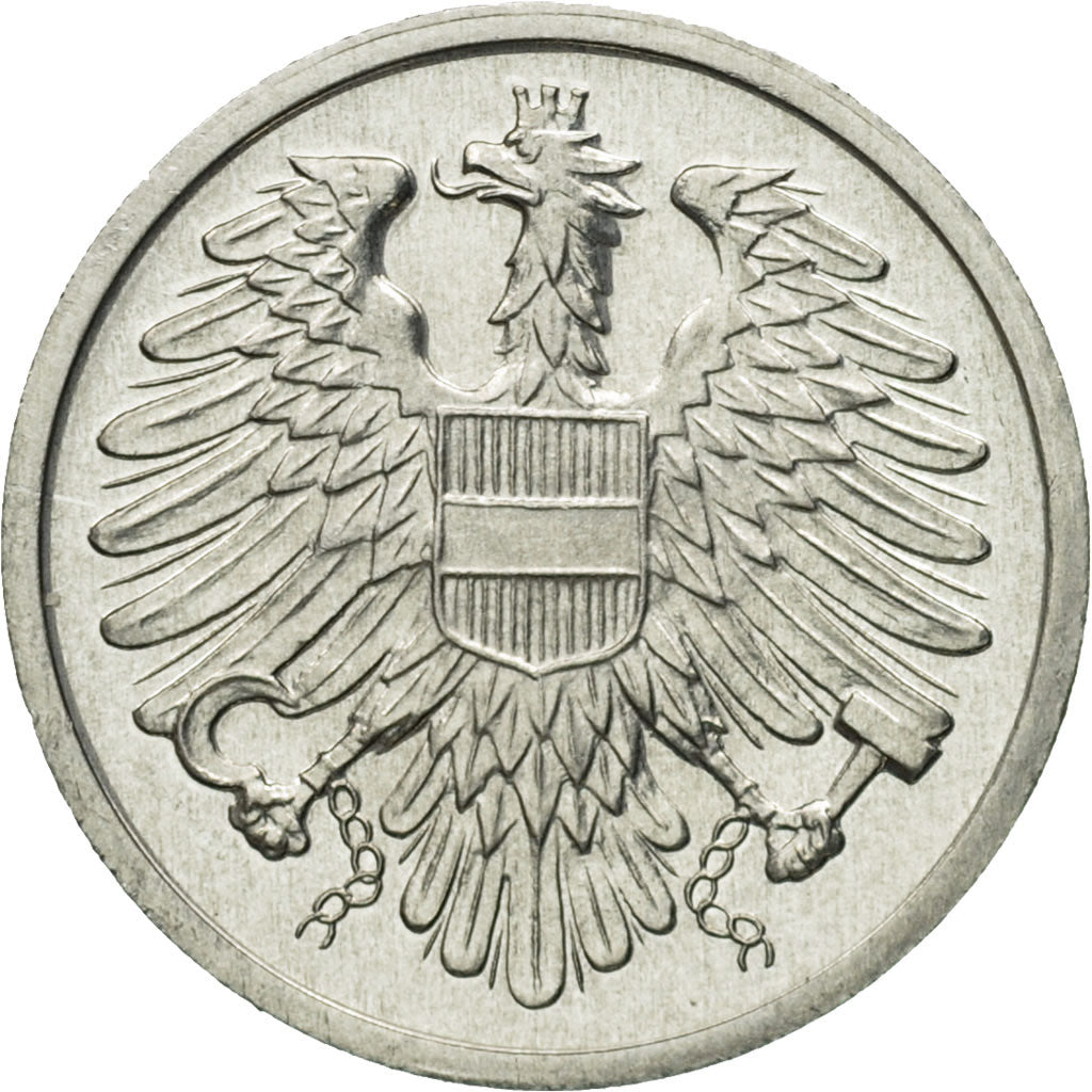 Coin, Austria, 2 Groschen, 1984, MS(63), Aluminum, KM:2876