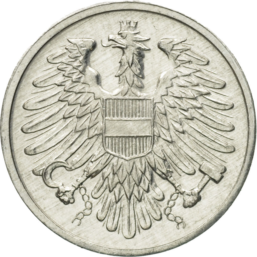 Moneta, Austria, 2 Groschen, 1973, MS(63), Aluminium, KM:2876
