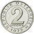 Moneda, Austria, 2 Groschen, 1972, SC, Aluminio, KM:2876