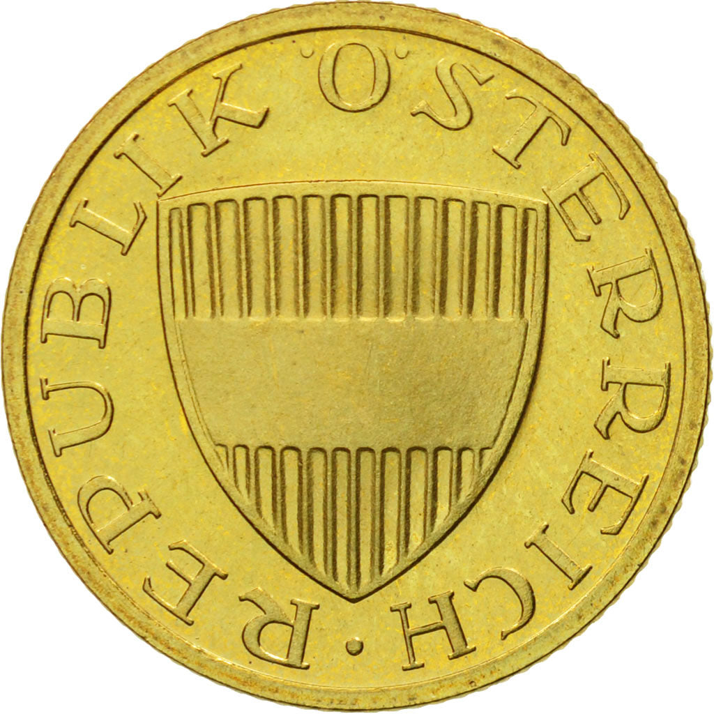 Coin, Austria, 50 Groschen, 1987, MS(63), Aluminum-Bronze, KM:2885