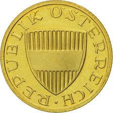 Coin, Austria, 50 Groschen, 1987, MS(63), Aluminum-Bronze, KM:2885