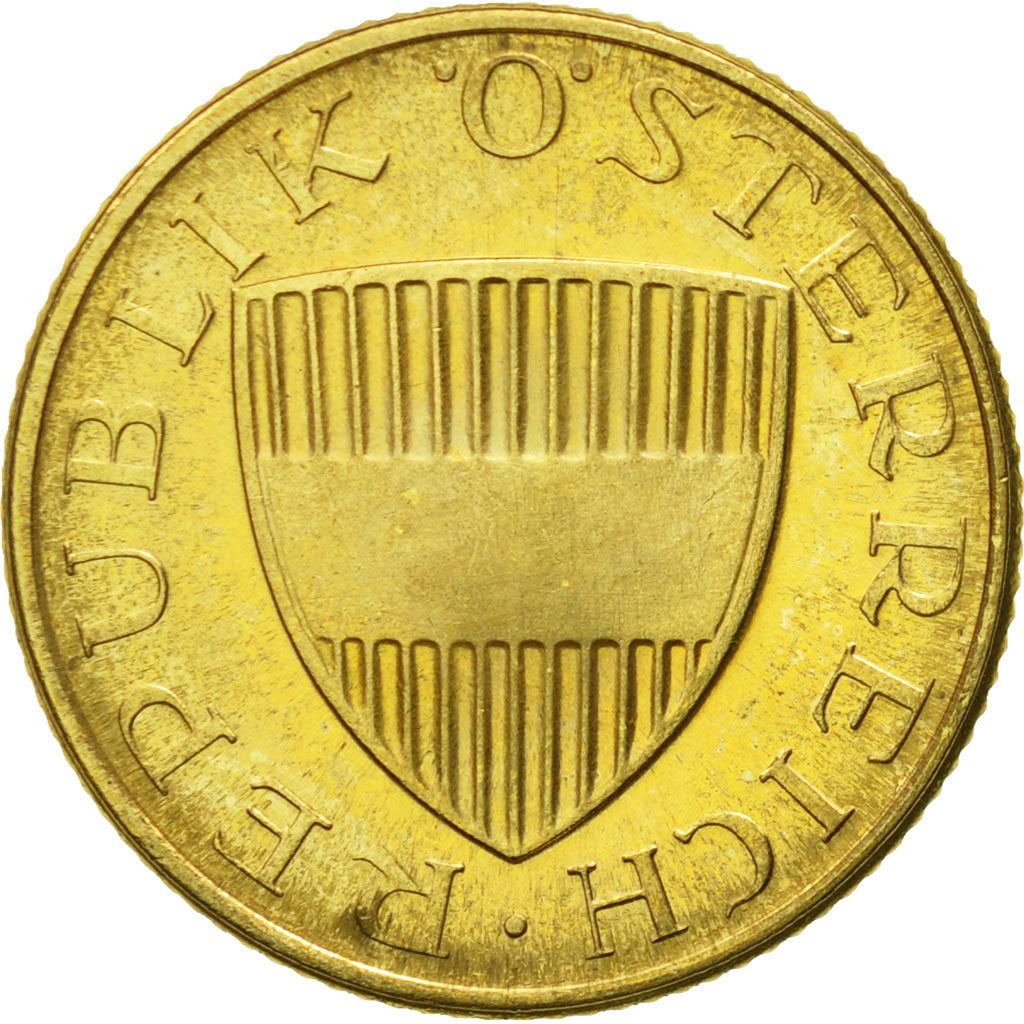 Coin, Austria, 50 Groschen, 1974, MS(63), Aluminum-Bronze, KM:2885