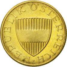 Coin, Austria, 50 Groschen, 1974, MS(63), Aluminum-Bronze, KM:2885