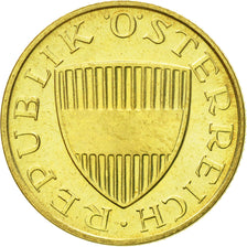Coin, Austria, 50 Groschen, 1973, MS(63), Aluminum-Bronze, KM:2885