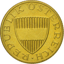 Coin, Austria, 50 Groschen, 1989, MS(63), Aluminum-Bronze, KM:2885
