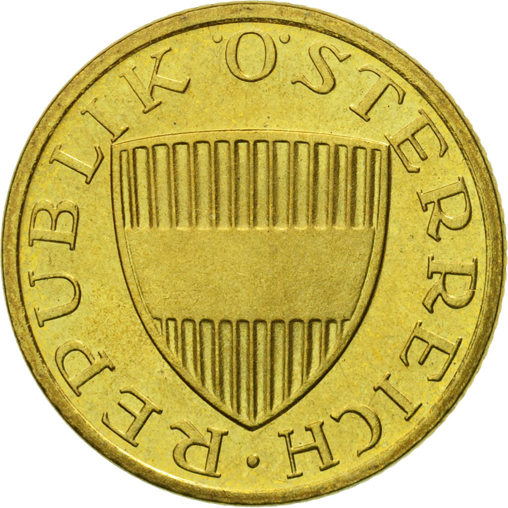 Münze, Österreich, 50 Groschen, 1986, UNZ, Aluminum-Bronze, KM:2885
