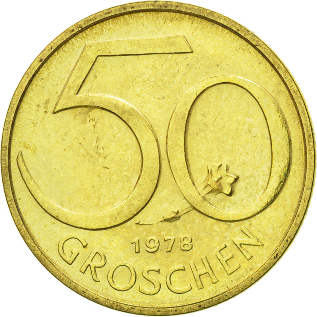 Moneda, Austria, 50 Groschen, 1978, SC, Aluminio - bronce, KM:2885