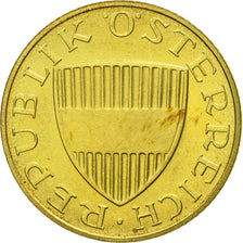 Coin, Austria, 50 Groschen, 1975, MS(63), Aluminum-Bronze, KM:2885