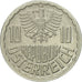 Munten, Oostenrijk, 10 Groschen, 1986, Vienna, UNC-, Aluminium, KM:2878
