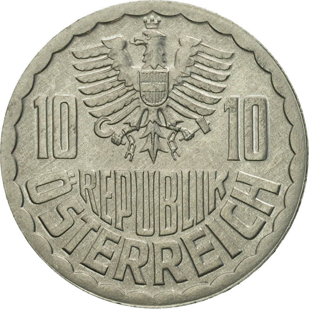 Moneda, Austria, 10 Groschen, 1983, Vienna, SC, Aluminio, KM:2878