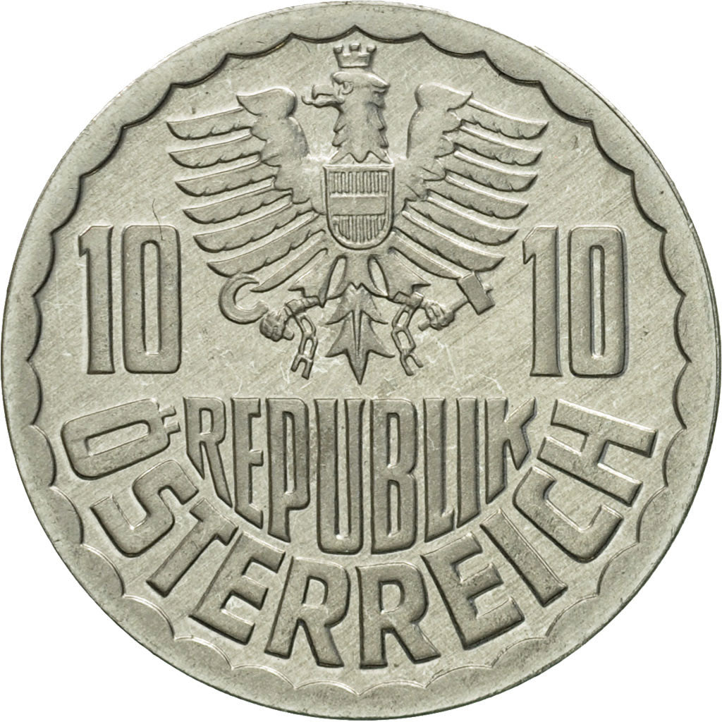 Münze, Österreich, 10 Groschen, 1985, Vienna, UNZ, Aluminium, KM:2878