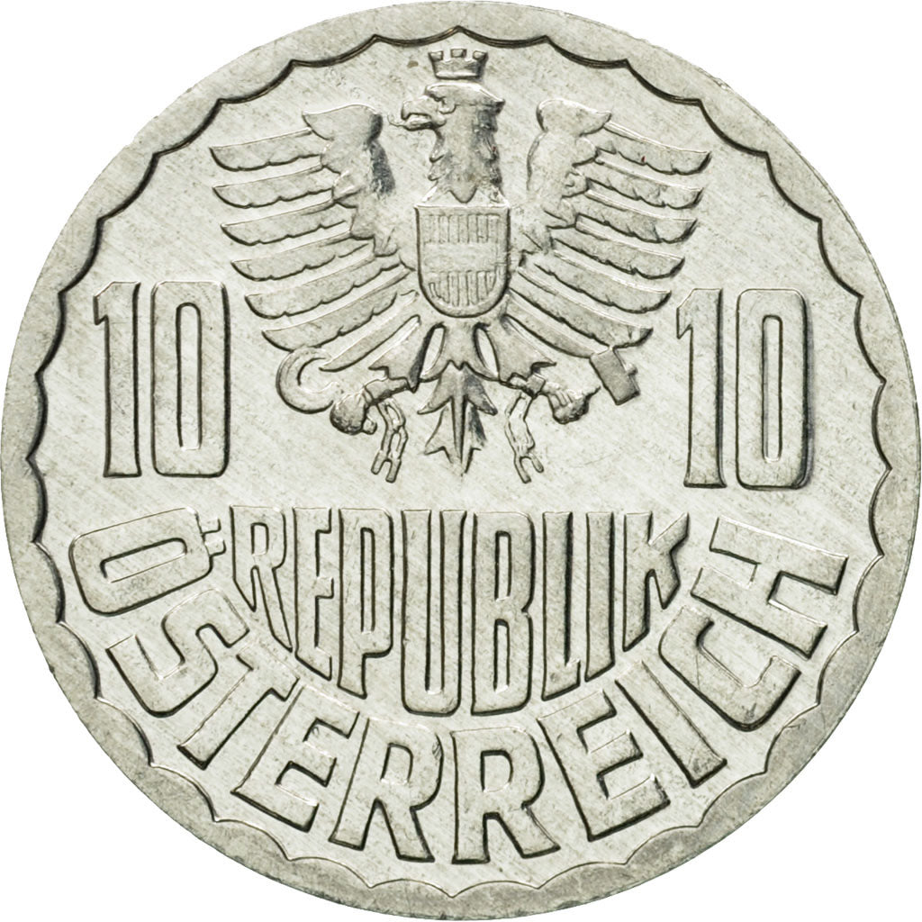 Moneda, Austria, 10 Groschen, 1978, Vienna, SC, Aluminio, KM:2878
