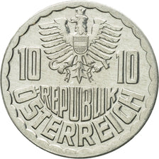 Coin, Austria, 10 Groschen, 1982, Vienna, MS(63), Aluminum, KM:2878