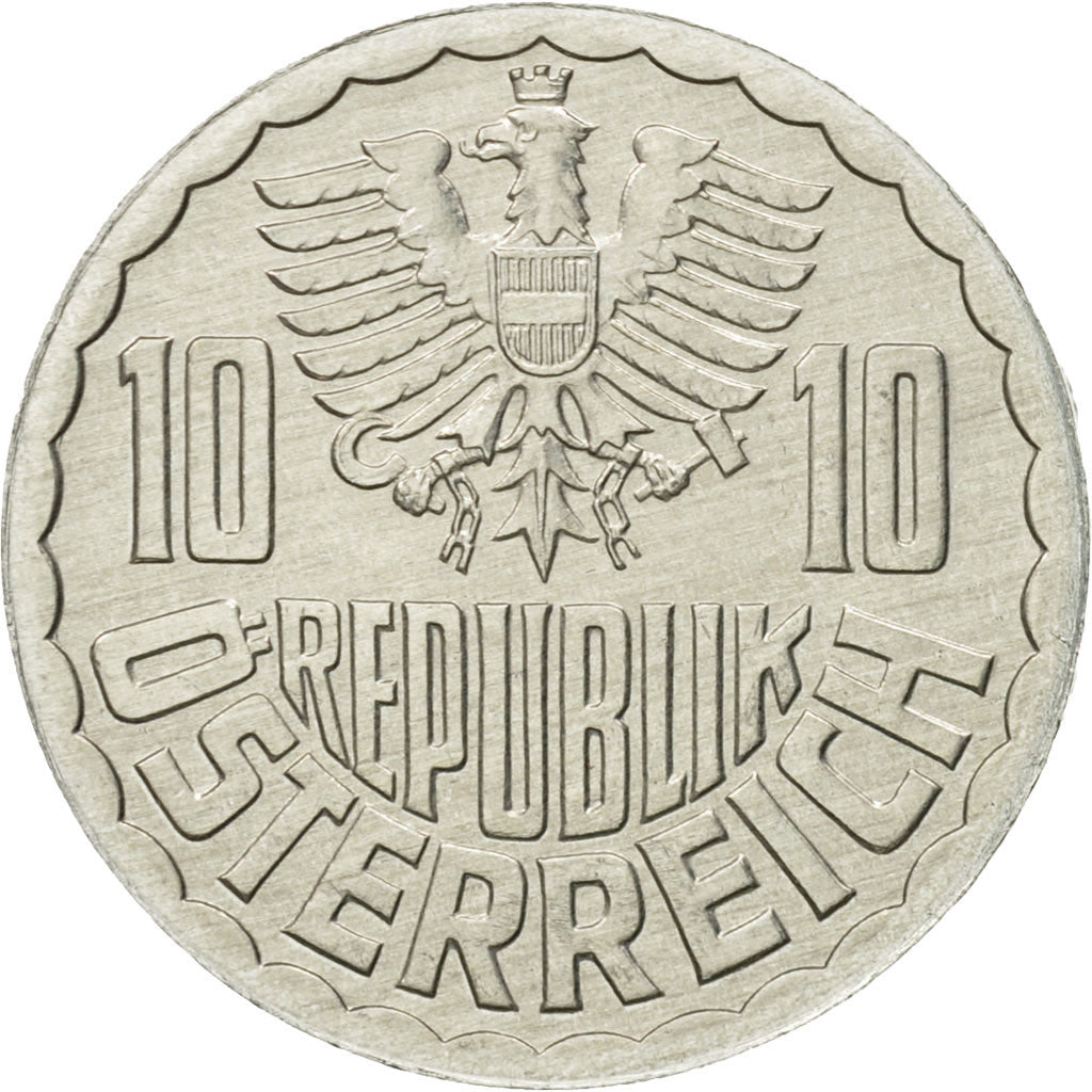 Moneda, Austria, 10 Groschen, 1992, Vienna, SC, Aluminio, KM:2878