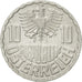 Münze, Österreich, 10 Groschen, 1970, Vienna, UNZ, Aluminium, KM:2878