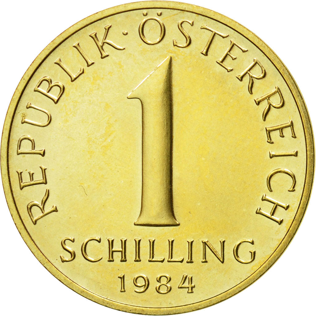 Coin, Austria, Schilling, 1984, MS(63), Aluminum-Bronze, KM:2886