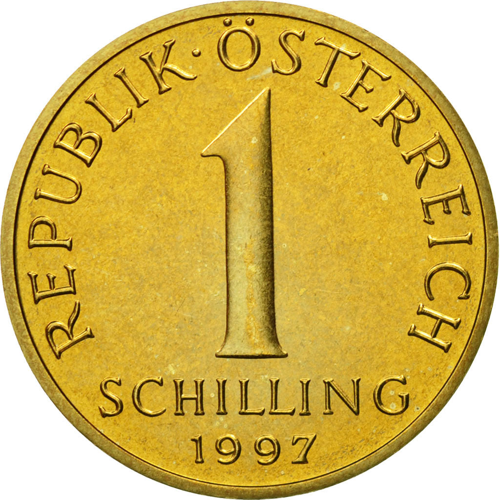 Coin, Austria, Schilling, 1997, MS(63), Aluminum-Bronze, KM:2886