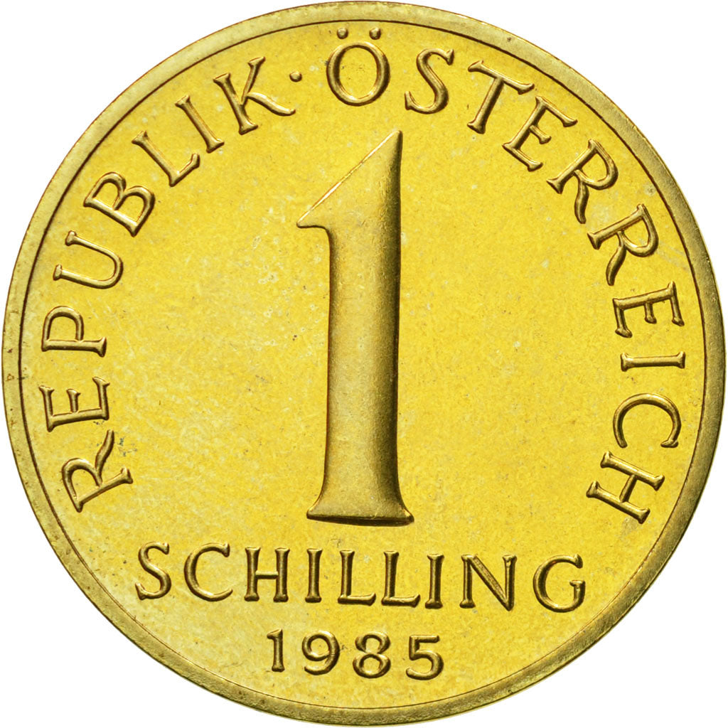 Coin, Austria, Schilling, 1985, MS(63), Aluminum-Bronze, KM:2886