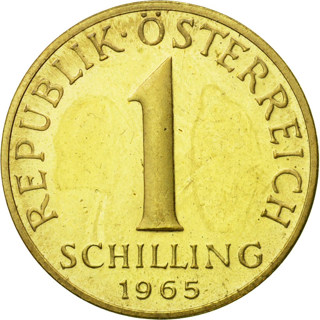 Coin, Austria, Schilling, 1965, MS(63), Aluminum-Bronze, KM:2886
