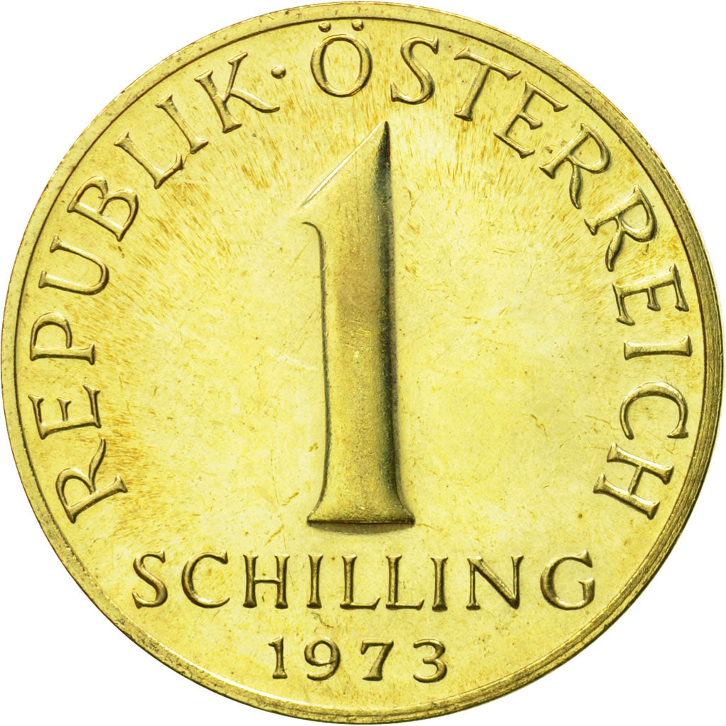 Moneta, Austria, Schilling, 1973, MS(63), Aluminium-Brąz, KM:2886