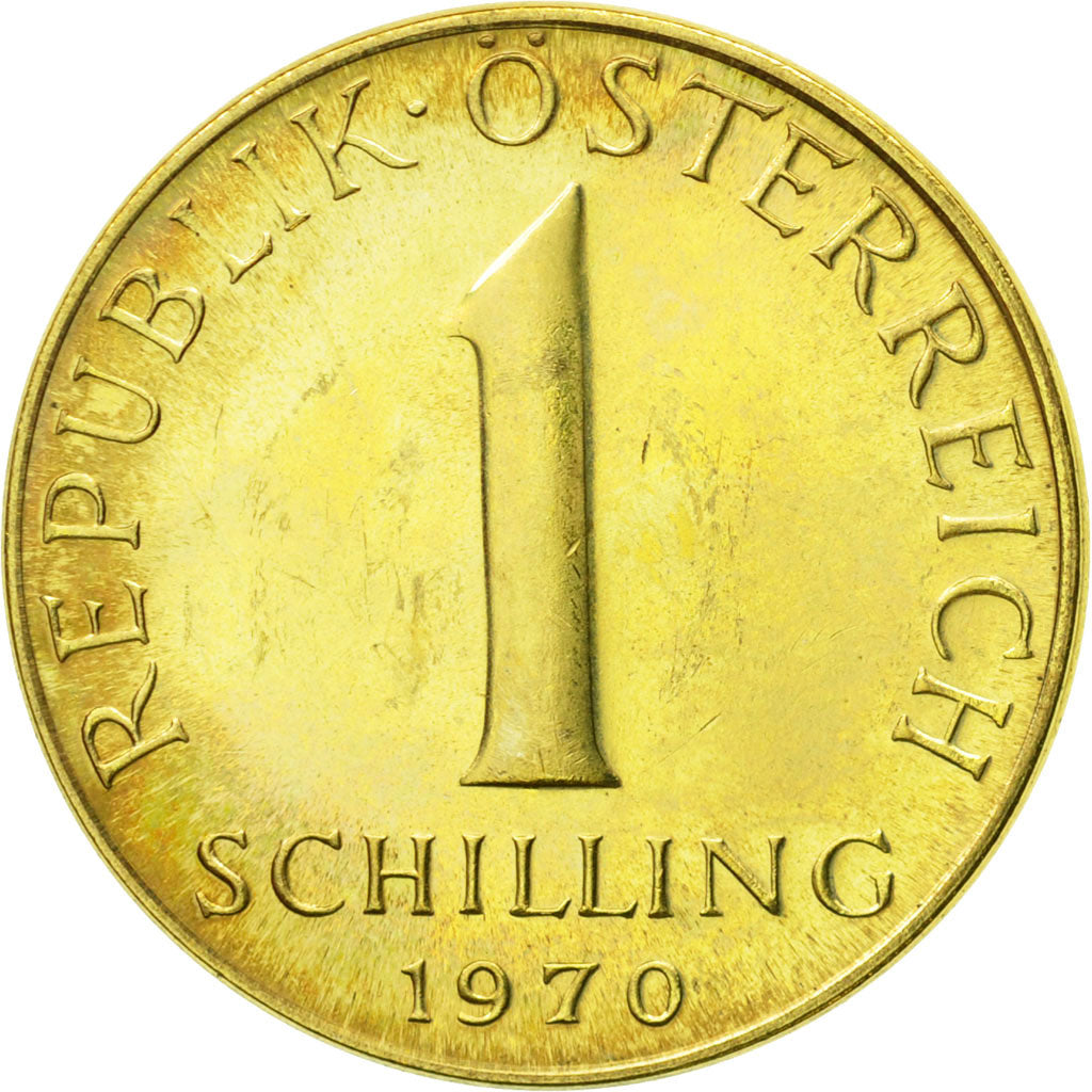Coin, Austria, Schilling, 1970, MS(63), Aluminum-Bronze, KM:2886