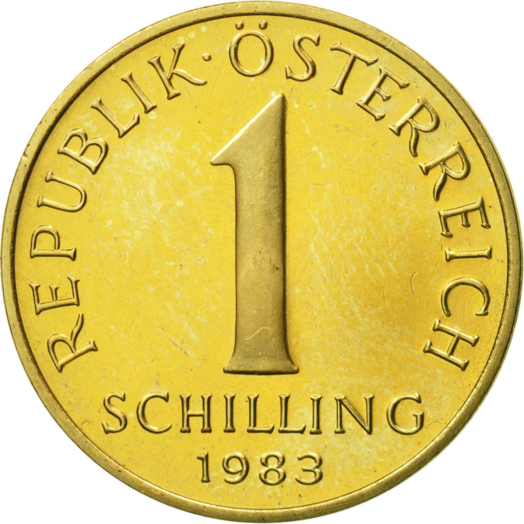 Coin, Austria, Schilling, 1983, MS(63), Aluminum-Bronze, KM:2886