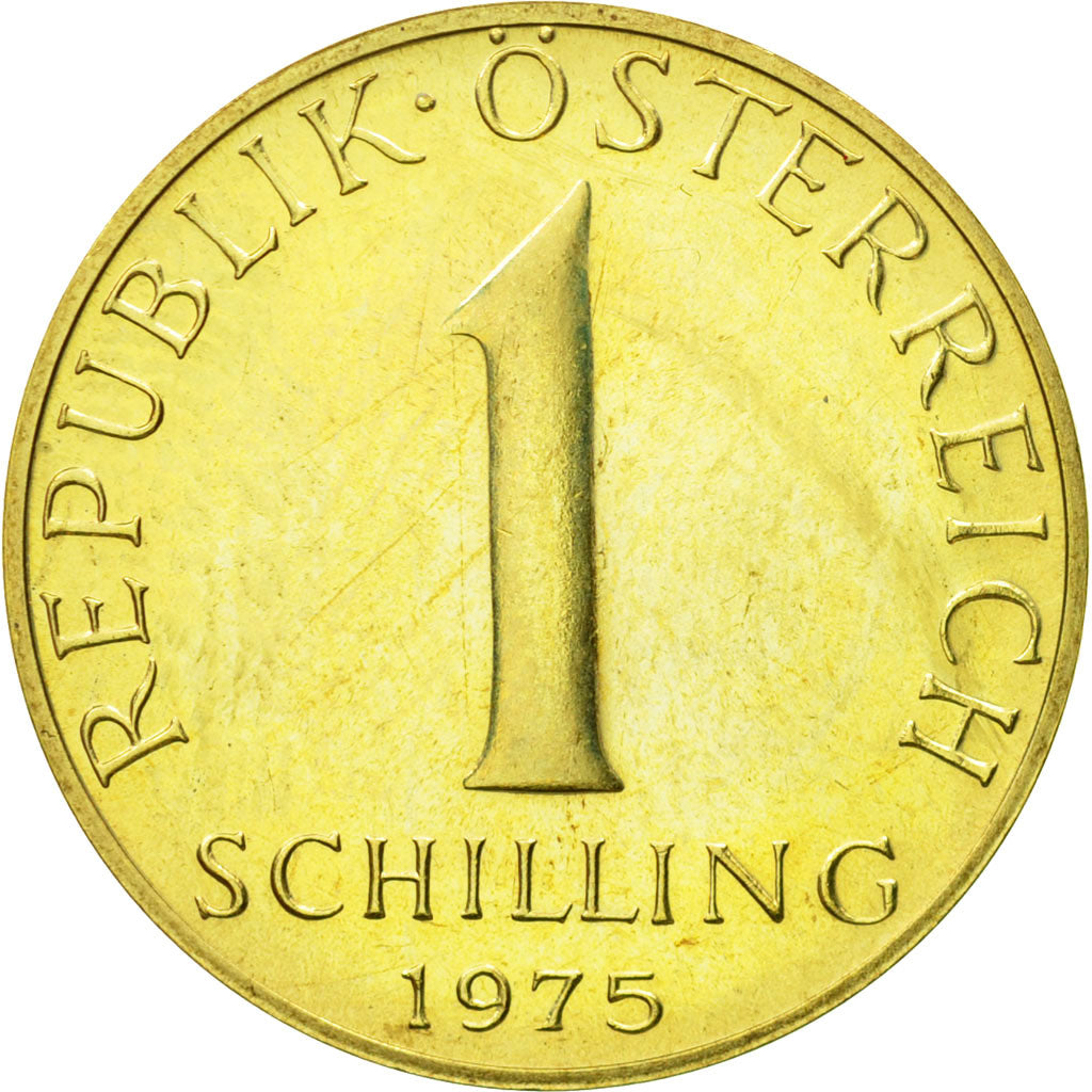 Munten, Oostenrijk, Schilling, 1975, UNC-, Aluminum-Bronze, KM:2886