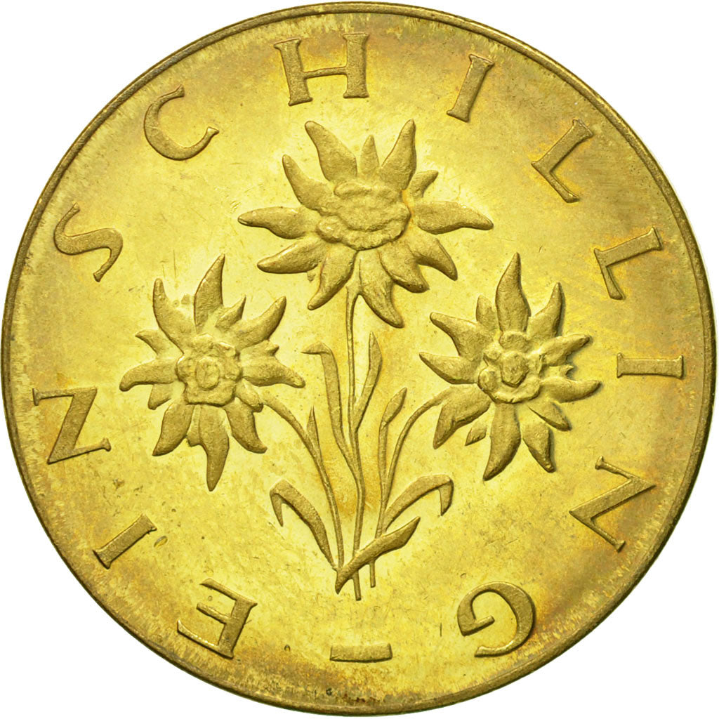 Coin, Austria, Schilling, 1964, MS(63), Aluminum-Bronze, KM:2886