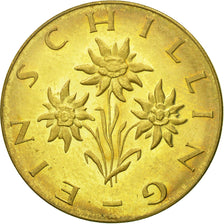 Coin, Austria, Schilling, 1964, MS(63), Aluminum-Bronze, KM:2886