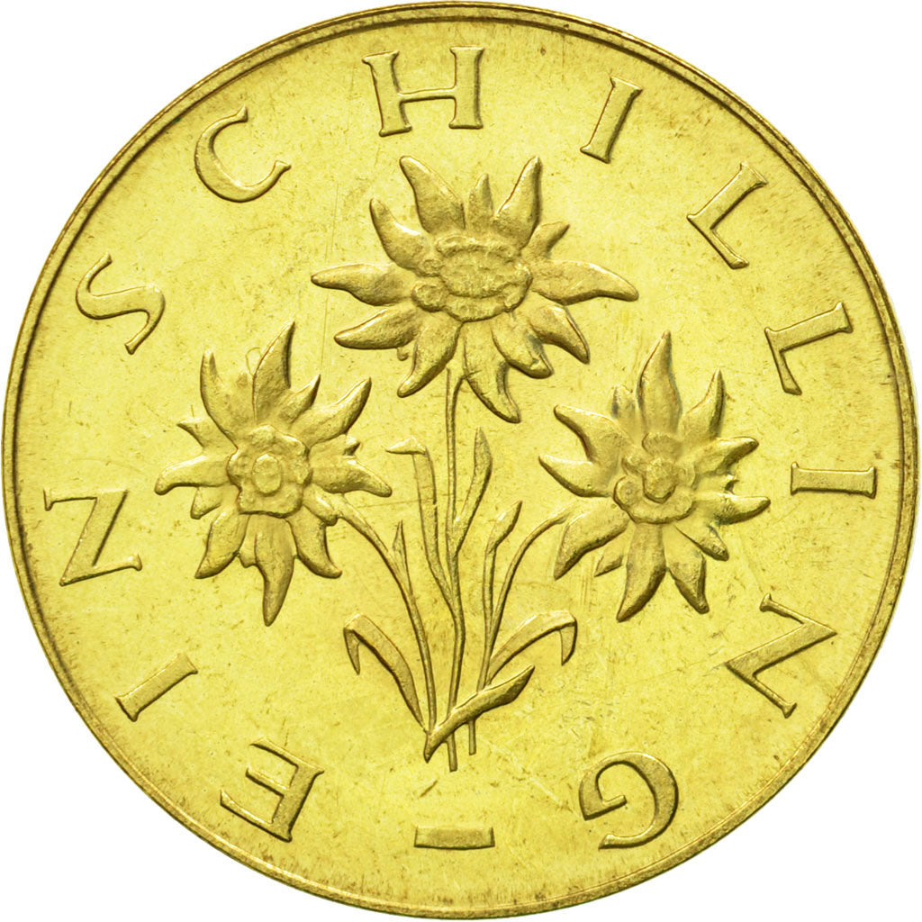 Coin, Austria, Schilling, 1967, MS(63), Aluminum-Bronze, KM:2886