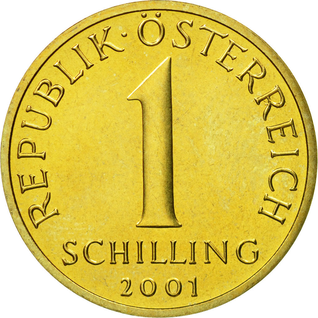 Coin, Austria, Schilling, 2001, MS(63), Aluminum-Bronze, KM:2886