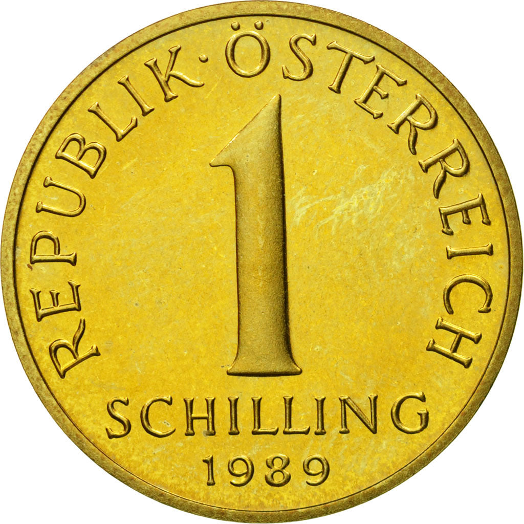 Coin, Austria, Schilling, 1989, MS(63), Aluminum-Bronze, KM:2886
