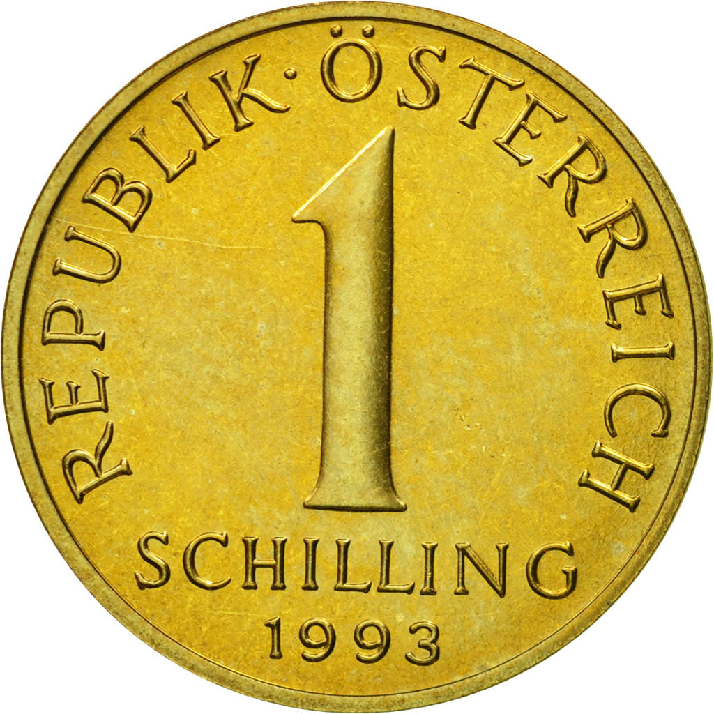 Coin, Austria, Schilling, 1993, MS(63), Aluminum-Bronze, KM:2886
