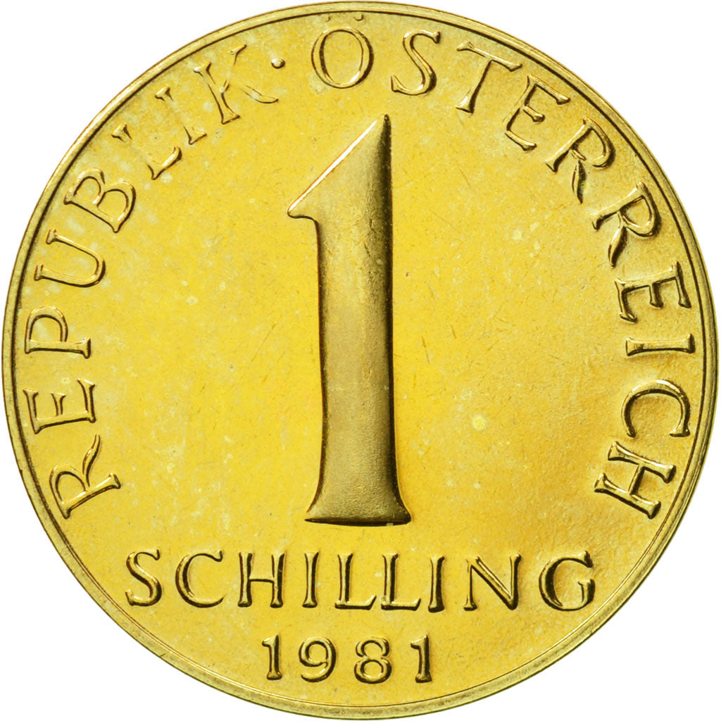 Munten, Oostenrijk, Schilling, 1981, UNC-, Aluminum-Bronze, KM:2886