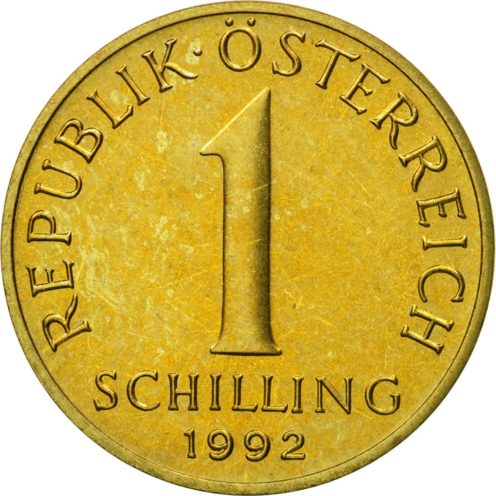 Coin, Austria, Schilling, 1992, MS(63), Aluminum-Bronze, KM:2886