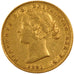 AUSTRALIA, Sovereign, 1861, Sydney, KM #4, EF(40-45), Gold, 7.96
