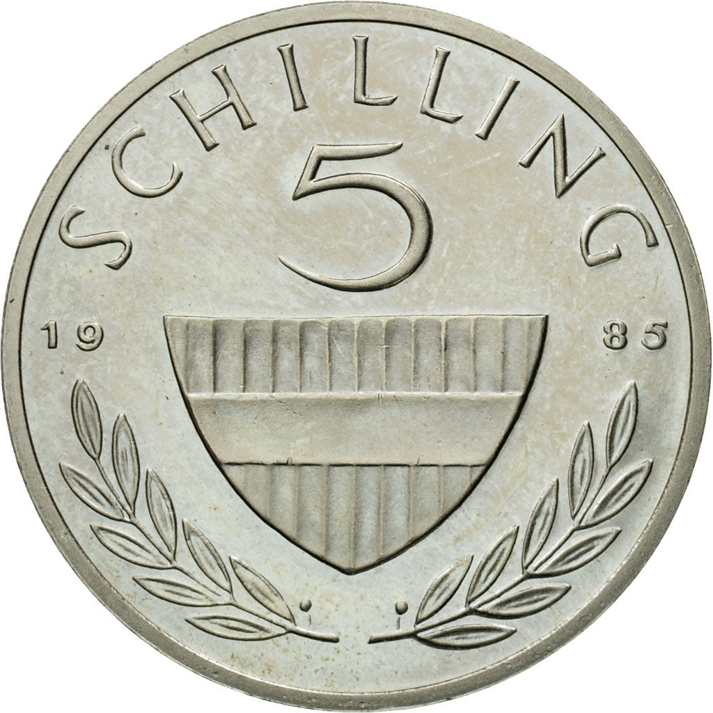 Munten, Oostenrijk, 5 Schilling, 1985, UNC-, Copper-nickel, KM:2889a