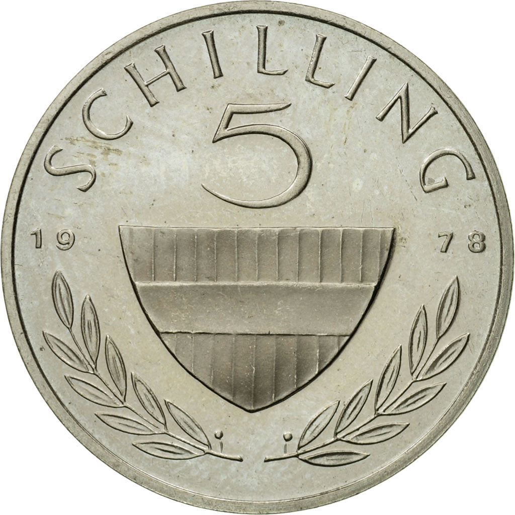Coin, Austria, 5 Schilling, 1978, MS(63), Copper-nickel, KM:2889a