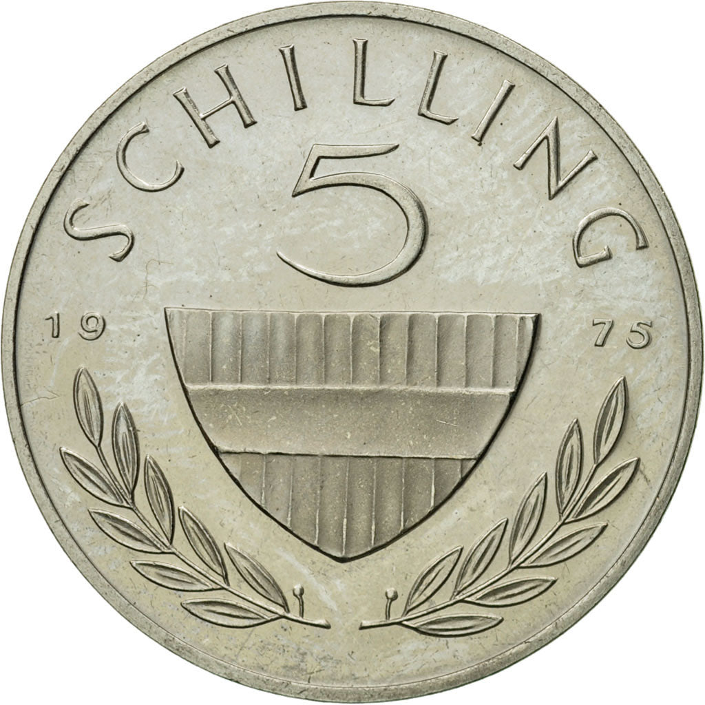 Coin, Austria, 5 Schilling, 1975, MS(63), Copper-nickel, KM:2889a