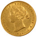 AUSTRALIA, Sovereign, 1863, Sydney, KM #4, AU(50-53), Gold, 7.98