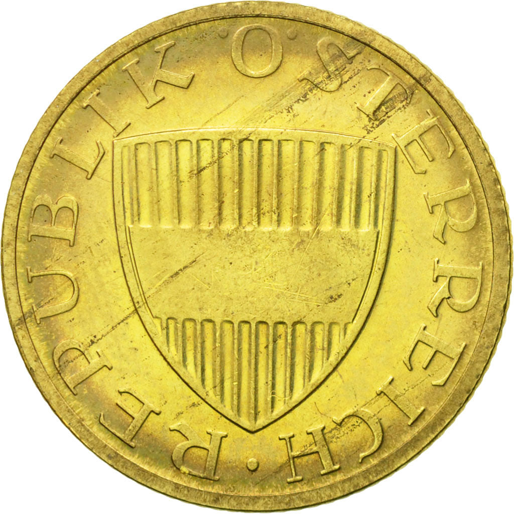 Coin, Austria, 50 Groschen, 1964, MS(63), Aluminum-Bronze, KM:2885